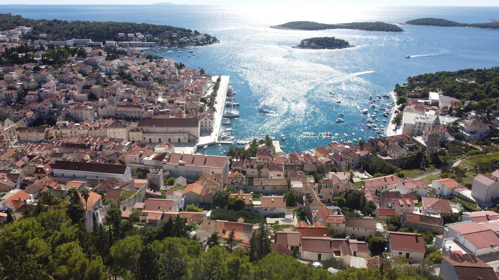 Hvar town on Hvar island
